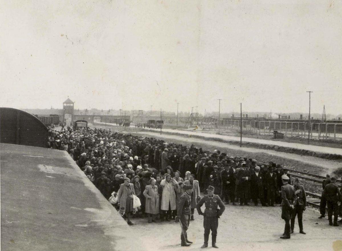 men and women at the ramp