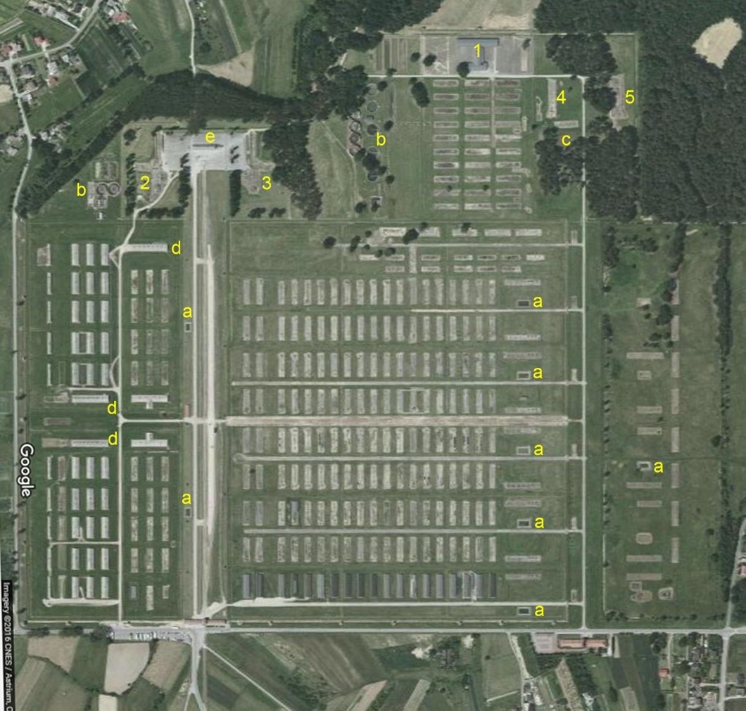 Birkenau, Google Satellite